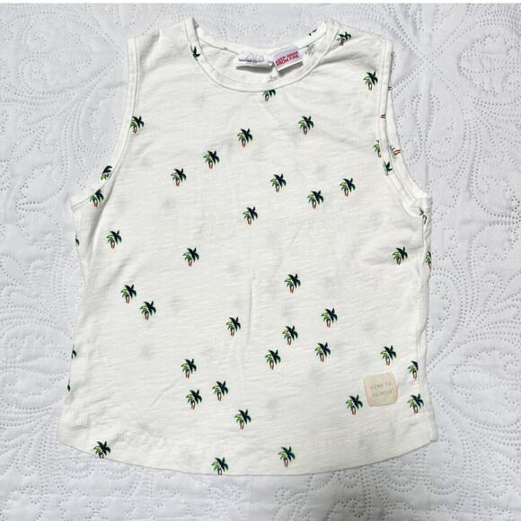 Zara Palm Tree Tank Top Size 18-24m - Picture 2 of 5
